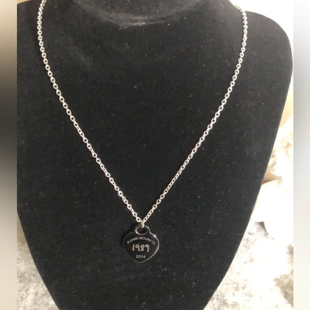 Taylor Swift Inspired 1989 Pendant Stainless Steel  Necklace Swiftie Must Have